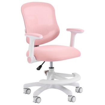 Кресло детское с подставкой для ног BRABIX KIDS "MG-215", сетка/ткань TW, розовое, 533311 - Премиум Сервис