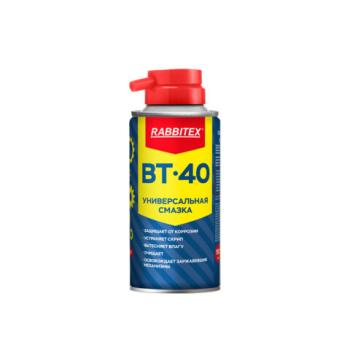 Смазка универсальная проникающая BT-40 (аналог WD-40) 100 мл, аэрозоль с трубочкой, RABBITEX, 700295 - Премиум Сервис