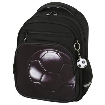 Рюкзак BRAUBERG PROFI, 2 отделения, с брелком, "Leather ball", 3D-панель, 36х27х19 см, 274416 - Премиум Сервис