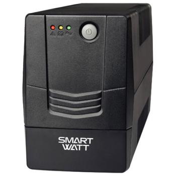 Источник бесперебойного питания SMARTWATT UPS UNI 650E, 650 ВА (390 Вт), 2 розетки, 3703020390007 - Премиум Сервис