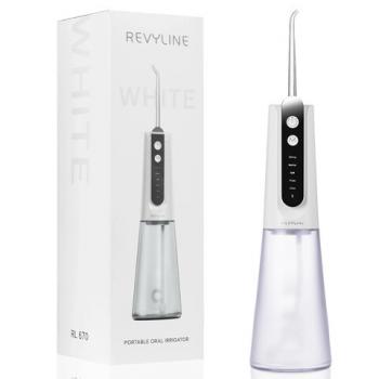 Ирригатор для полости рта REVYLINE RL 670, емкость резервуара 0,27 л, 2 насадки, белы, 9101 - Премиум Сервис