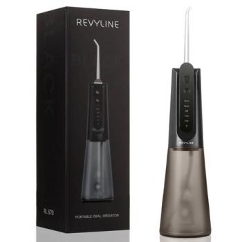 Ирригатор для полости рта REVYLINE RL 670, емкость резервуара 0,27 л, 2 насадки, черн, 9102 - Премиум Сервис