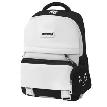 Рюкзак SNOOBAG (СНУБЭГ) PROACTIVE с кошельком, 2 отделения, Wink, черно-бежевый, 40х29х17 см, 274447 - Премиум Сервис