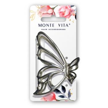 Краб для волос 7,5 см, серебристый MONTE VITA код 1С, 458821 - Премиум Сервис