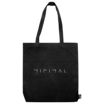 Сумка шоппер BRAUBERG, канвас, 40х35 см, черный, "Minimal", 274649 - Премиум Сервис