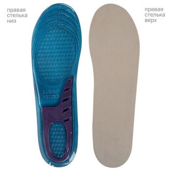 Стельки для обуви ГЕЛЕВЫЕ, размер RU 35-39/EU 36-40, SHEGRA (ШЕГРА), 702300 - Премиум Сервис