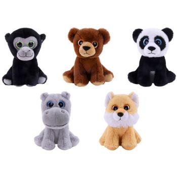 Игрушка мягкая Дикие животные, 15 см, ассорти 5 дизайнов, WOOZOO (ВУЗУ), 666810 - Премиум Сервис
