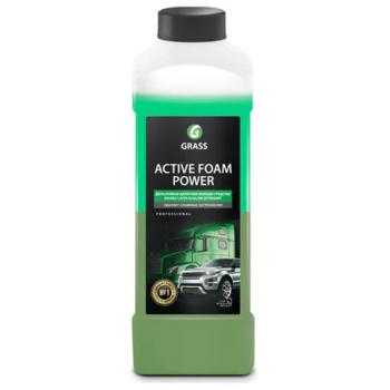 Автошампунь c активной пеной 1л GRASS ACTIVE FOAM POWER для сложных загрязнений, концентрат, 113140 - Премиум Сервис