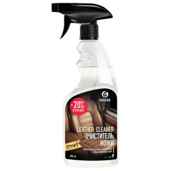 Очиститель кожи для салона автомобиля 600 мл GRASS LEATHER CLEANER, распылитель, 110396 - Премиум Сервис
