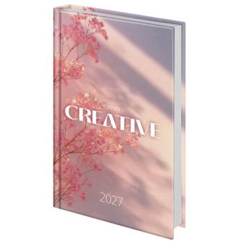 Ежедневник датированный 2027 145х215 мм, А5, STAFF, ламинированная обложка, "Creative", 117802 - Премиум Сервис