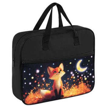 Папка на молнии с ручками BRAUBERG А4, 1 отделение, карман на молнии, 80 мм, "Dreaming fox", 274500 - Премиум Сервис