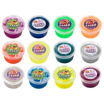 Слайм МИКС, 200 г, АССОРТИ, 3 вида, JOLLY JOT (ДЖОЛЛИ ДЖОТ), 667322 - Премиум Сервис