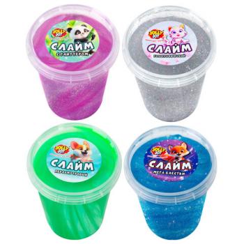 Слайм МИКС, 500 г, АССОРТИ, 4 вида, JOLLY JOT (ДЖОЛЛИ ДЖОТ), 667323 - Премиум Сервис