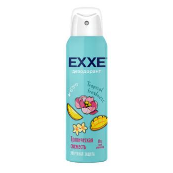 Дезодорант для тела женский 150 мл EXXE TROPICAL FRESHNESS "Тропическая свежесть", С0007354 - Премиум Сервис