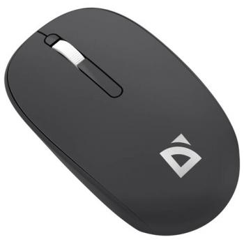 Мышь беспроводная DEFENDER Smart MM-396, 1600 dpi, 2кнопки+1колесо-кнопка, оптическая, черная, 52396 - Премиум Сервис