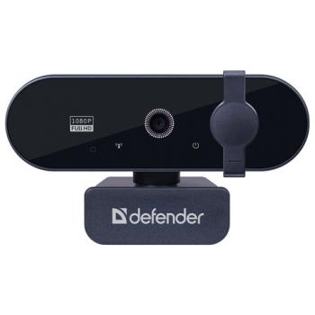 Веб-камера DEFENDER G-lens 2580 FullHD, 2Мп, микрофон, USB 2.0, регулируемый крепеж, черная, 63112 - Премиум Сервис