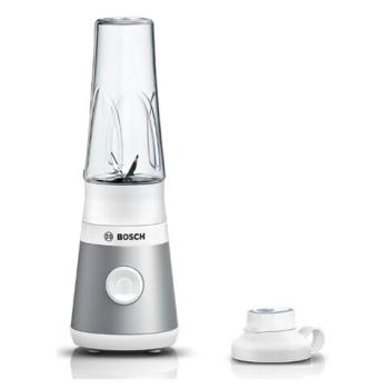 Блендер стационарный BOSCH MMB2111T, 450Вт, 1 скорость, чаша 0,6л, пластик, серебрист - Премиум Сервис