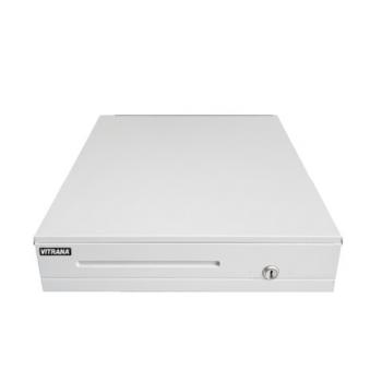 Ящик денежный механический VITRANA SB-405-W БОЛЬШОЙ, без подключения ККМ, 405х420х92 мм, белый, 291408 - Премиум Сервис
