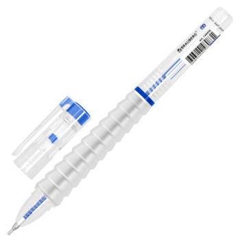 Ручка шариковая С УДЛИНЕННЫМ ГРИПОМ BRAUBERG "MAXI LONG", СИНЯЯ, игольчатый узел 0,5 мм, линия письма 0,35 мм, 144456 - Премиум Сервис