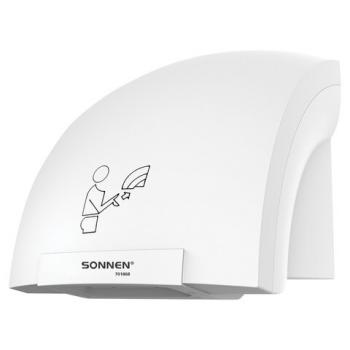 Сушилка для рук SONNEN HSD-A905, 1200 Вт, 30 м/с, IPX1, пластик, белая, 701868 - Премиум Сервис