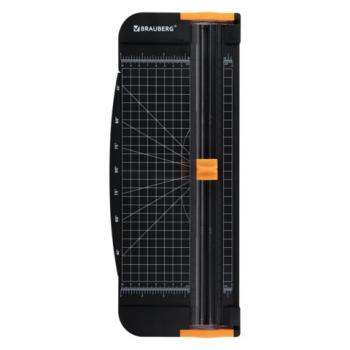 Резак роликовый BRAUBERG SUPER PLUS A4, 12 листов, длина реза 310 мм, линейка для реза, +3 лезвия В ПОДАРОК! 533369 - Премиум Сервис