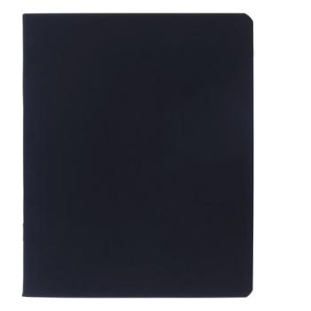 Тетрадь А5 48л. HATBER скоба, линия, Soft-touch ламинация, SoloMatte_Черный бархат, 0, 48Т5лВ2 - Премиум Сервис