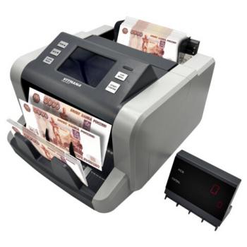 Счетчик банкнот VITRANA (ВИТРАНА) HR60 MUIC, 1000 банкнот/мин, опр. номинала RUB USD CNY EUR, внешн. дисплей, УФ МАГ ИК CIS детекция, 291384 - Премиум Сервис