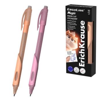 Ручка стираемая гелевая ERICH KRAUSE "ErgoLine Magic Stick&Grip Prima", СИНЯЯ, линия 0,5 мм, 65671 - Премиум Сервис