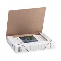 Папка с резинкой BRAUBERG 45мм, белый, до 400л  126511 - Премиум Сервис