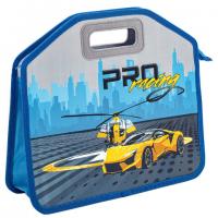 Папка-сумка ЮНЛАНДИЯ, 1 отделение, фетровые ручки, 34х30х11см, Proracing, 271632 - Премиум Сервис