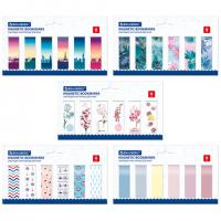 Закладки для книг МАГНИТНЫЕ, "MIX 3", набор 30 шт., 60x20 мм, BRAUBERG, 113179 - Премиум Сервис