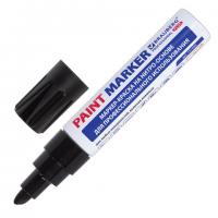 Маркер-краска лаковый (paint marker) 8 мм, ЧЕРНЫЙ, НИТРО-ОСНОВА, алюминиевый корпус, BRAUBERG PROFESSIONAL PLUS JUMBO, 151455 - Премиум Сервис