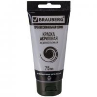 Краска акриловая художественная BRAUBERG ART CLASSIC, туба 75мл, СЕРАЯ, 191115 - Премиум Сервис
