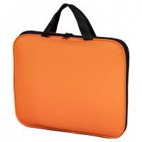 Папка на молнии с ручками STAFF EVERYDAY, А4, полиэстер, ярко-оранжевая, 270735 - Премиум Сервис