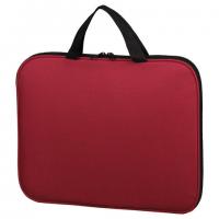 Папка на молнии с ручками STAFF EVERYDAY, А4, полиэстер, бордовая, 270738 - Премиум Сервис