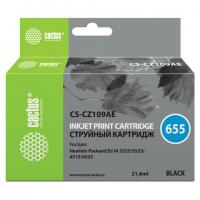Картридж струйный CACTUS (CS-CZ109AE) для HP Deskjet I3525/5525/4515/4525, черный - Премиум Сервис