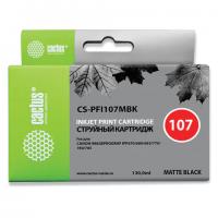 Картридж струйный CACTUS (CS-PFI107MBK) для CANON PF680/685/780/785, матовый черный - Премиум Сервис