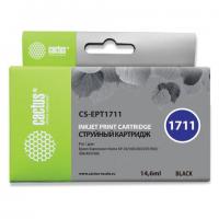Картридж струйный CACTUS (CS-EPT1711) для EPSON Expression Home XP-33/103/203/207/303, черный - Премиум Сервис