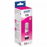 Чернила EPSON 106 (C13T00R340) для СНПЧ L7160/L7180, пурпурные, ОРИГИНАЛЬНЫЕ - Премиум Сервис