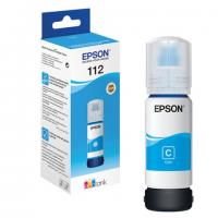 Чернила EPSON 112 (C13T06C24A) для СНПЧ EPSON L11160 /L15150 /L15160 /L6550/L6570, голубые, ОРИГИНАЛЬНЫЕ - Премиум Сервис