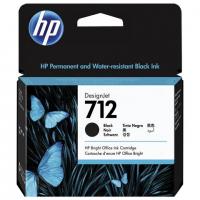 Картридж струйный для плоттера HP (3ED71A) DesignJet T230/T250/T630/T650, №712, черный, увеличенный ресурс, оригинальный - Премиум Сервис