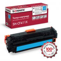 Картридж лазерный SONNEN (SH-CF411X) для HP LJ Pro M477/M452 ВЫСШЕЕ КАЧЕСТВО, голубой, 6500 страниц, 363947 - Премиум Сервис