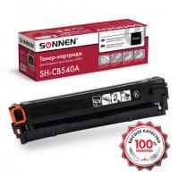 Картридж лазерный SONNEN (SH-CB540A) для HP CLJ CP1215/1515 ВЫСШЕЕ КАЧЕСТВО, черный, 2200 страниц, 363954 - Премиум Сервис