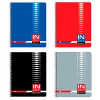 Тетрадь А5, 96 л., BRAUBERG, гребень, клетка, обложка картон, "INDAY", 400526 - Премиум Сервис