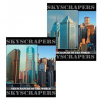 Тетрадь А5, 96 л., BRAUBERG, клетка, обложка картон, ГОРОДА, 401293 - Премиум Сервис