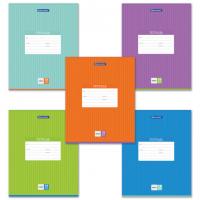 Тетрадь 18 л. BRAUBERG, клетка, обложка картон, ПОЛОСКИ ОДНОТОННЫЕ, 401856 - Премиум Сервис