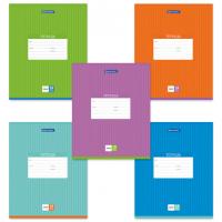 Тетрадь 18 л. BRAUBERG, линия, обложка картон, ПОЛОСКИ ОДНОТОННЫЕ, 401860 - Премиум Сервис