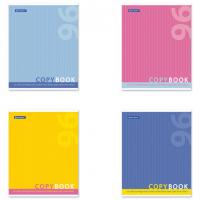 Тетрадь А5, 96 л., BRAUBERG, клетка, обложка картон, ОДИН ЦВЕТ, 401875 - Премиум Сервис