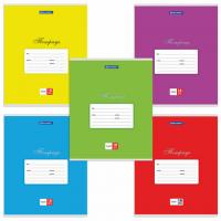 Тетрадь 18 л. BRAUBERG КЛАССИКА, линия, обложка картон, АССОРТИ (5 видов), 401992 - Премиум Сервис