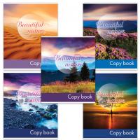 Тетрадь А5, 96 л., BRAUBERG, клетка, выборочный лак, ПОРАЗИТЕЛЬНЫЕ ПЕЙЗАЖИ, 402821 - Премиум Сервис